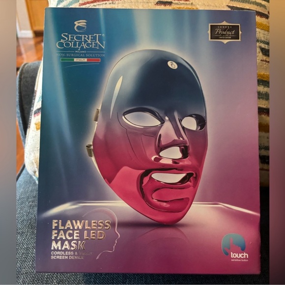 secret collagen Other - Flawless Face LED Mask - Pink and Purple
